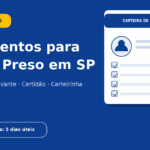 documentos para visitar preso em SP